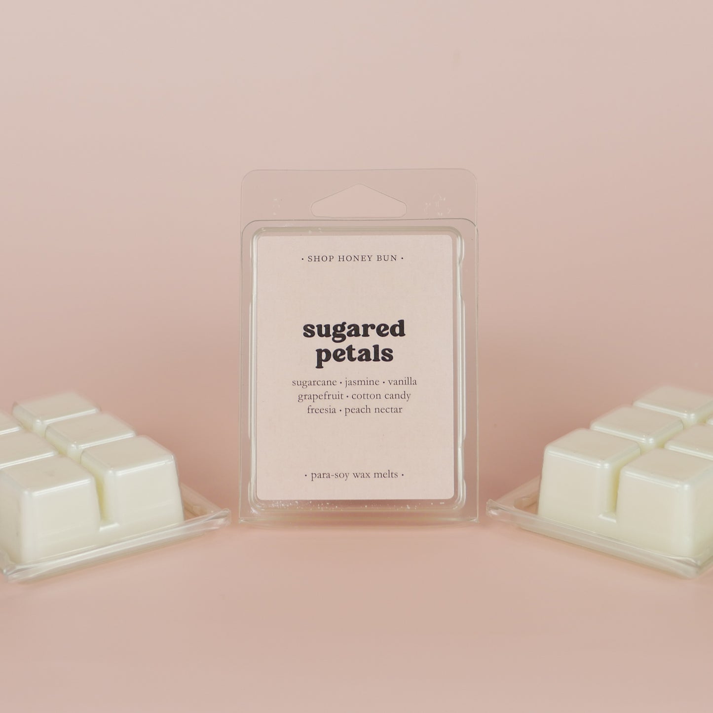 A pack of sugared petals scented wax melts
