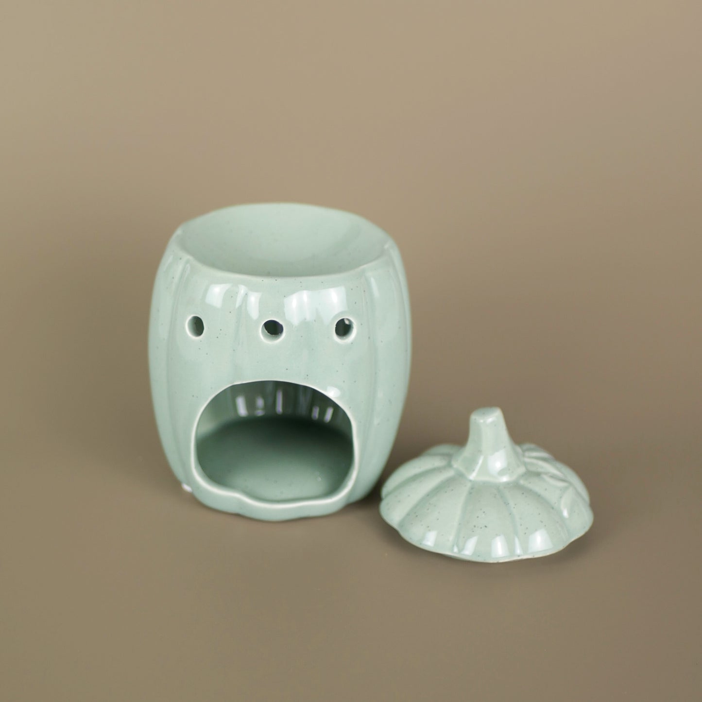 Green Pumpkin Wax Melt Burner