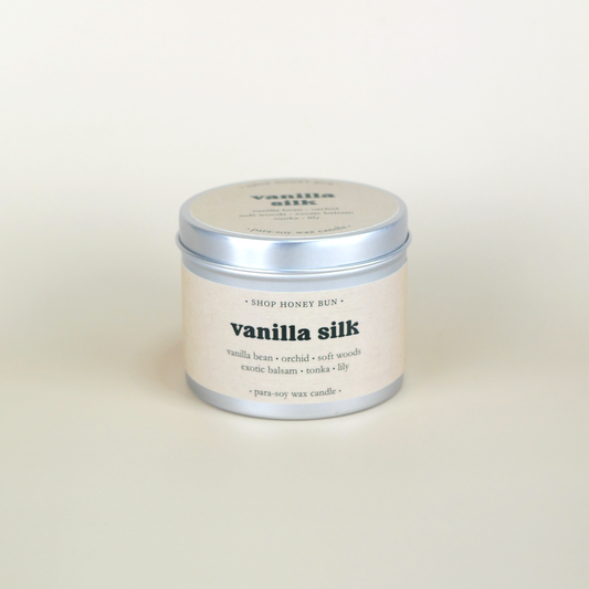 IMPERFECT LABEL - Vanilla Silk Candle - 30hr